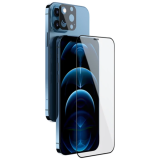 İPhone 12 Pro Max 2İN1 Full Glue Tempered Cam Ekran Koruyucu +Kamera L