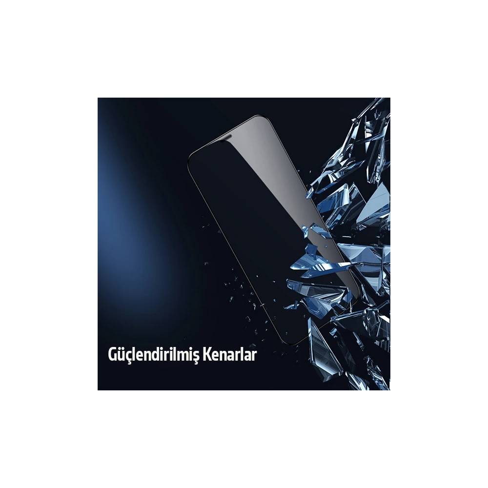 İPhone 12 Pro Max 2İN1 Full Glue Tempered Cam Ekran Koruyucu +Kamera L