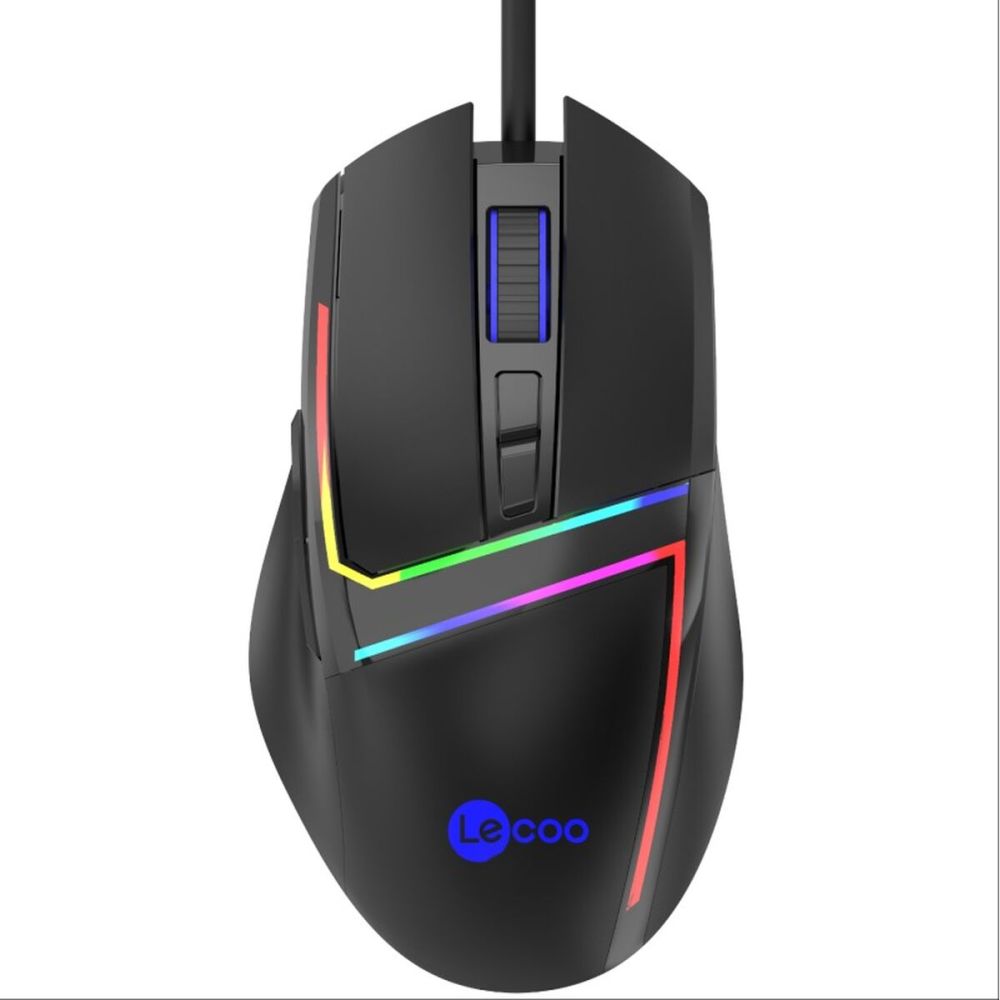 LENOVO LECOO MS106 Usb+Kablolu 3200DPI+7 Tuşlu RGB Aydınlatmalı Gaming