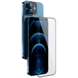 İPhone 12 Mini 2İN1 Full Glue Tempered Cam Ekran Koruyucu +Kamera Lens