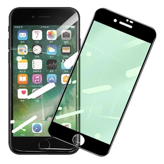 ALLY İPhone 8 Plus 7 Plus Anti -Blue Green Light Göz Korumalı Tempered