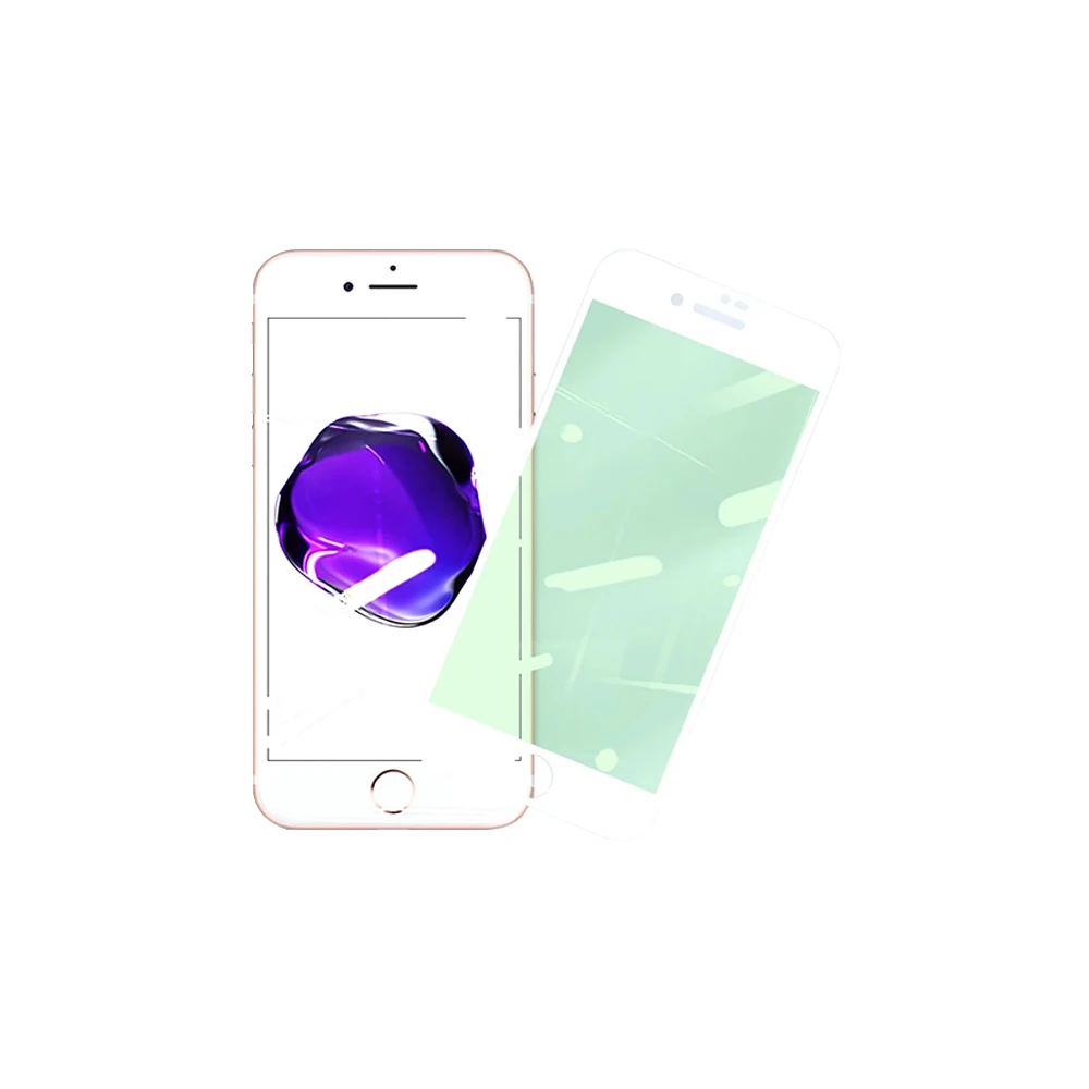 iPhone SE3-SE2 İPhone 8-7 Anti -Blue Green Light Göz Korumalı Tempered