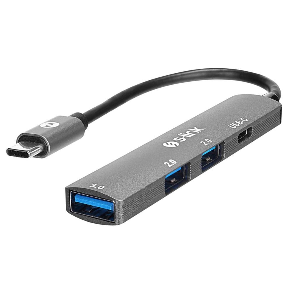 S-LINK SWV-USBC023, Type-C to 2xUSB 2.0, 1xUSB 3.0, 1xType-C Metal, US