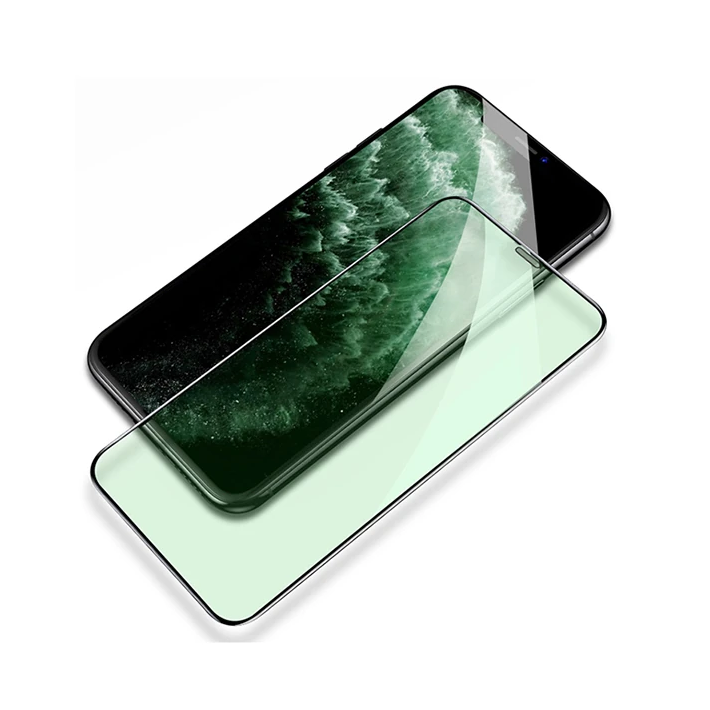 ALLY İPhone 11 Pro Max Anti -Blue Green Light Göz Korumalı Tempered Fu