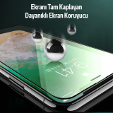 ALLY İPhone 11 Pro Max Anti -Blue Green Light Göz Korumalı Tempered Fu