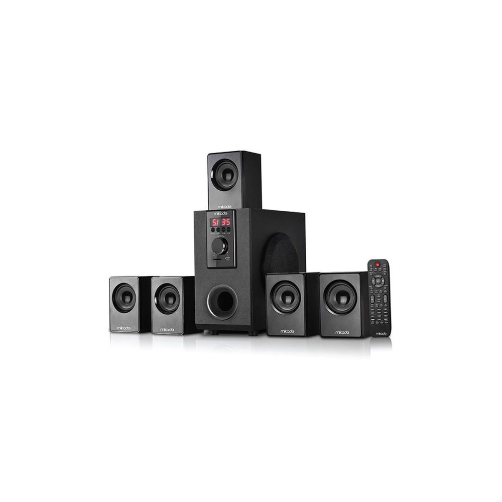 MIKADO MD-505, 70W, 5+1, Masaüstü, FM/BT/SD/USB, Siyah Kasa, Speaker