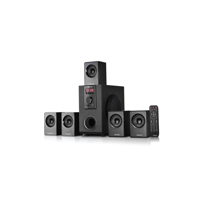 MIKADO MD-505, 70W, 5+1, Masaüstü, FM/BT/SD/USB, Siyah Kasa, Speaker