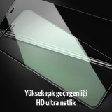 ALLY İPhone 11 -XR Anti -Blue Green Light Göz Korumalı Tempered Full E