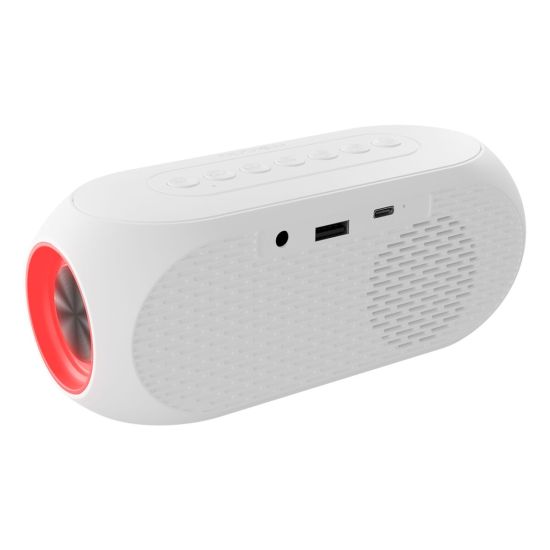 MIKADO MD-W7, Beyaz, 5W, FM Radyo, USB, AUX, Bluetooth, Kablosuz, Taşı