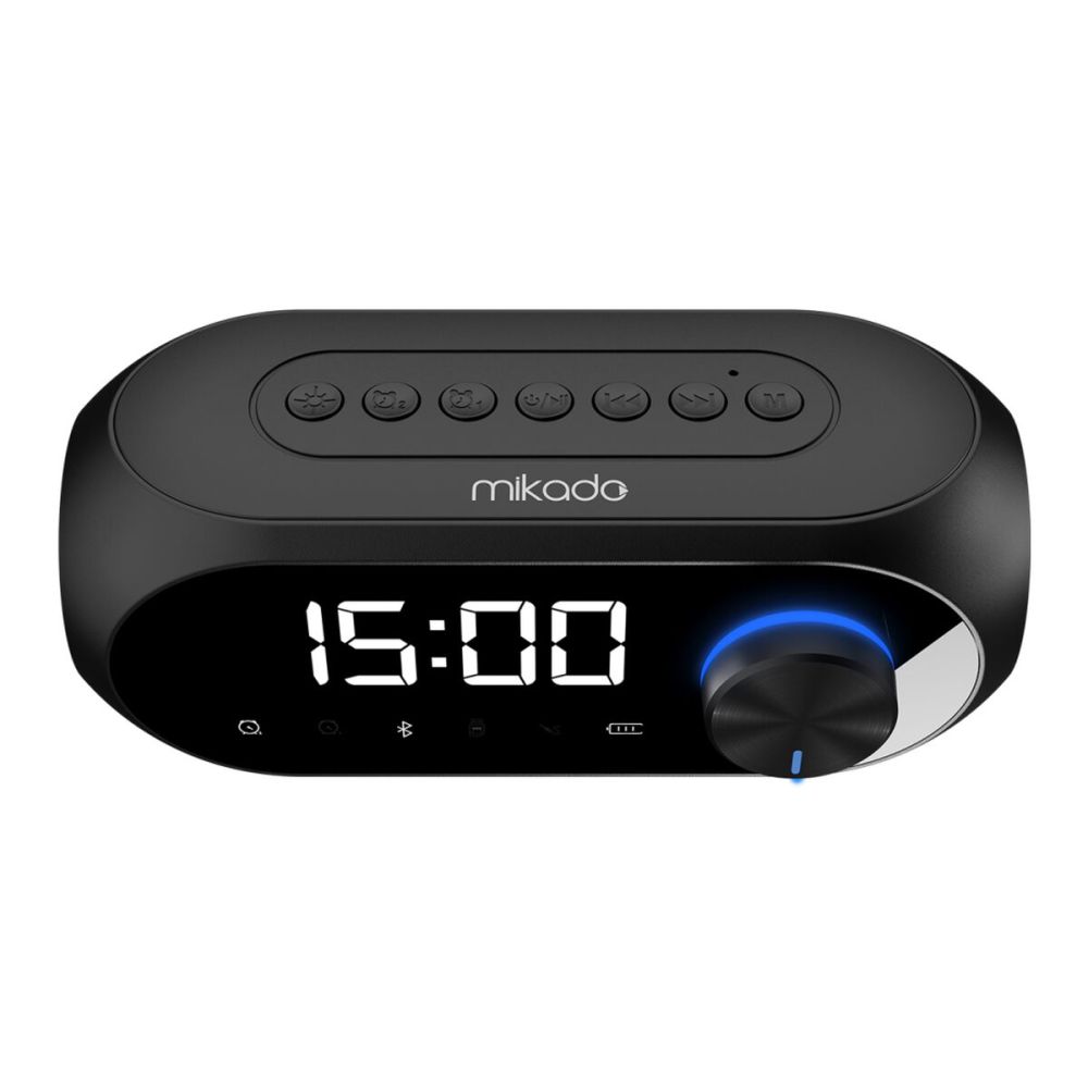 MIKADO MD-W7, Siyah, 5W, FM Radyo, USB, AUX, Bluetooth, Kablosuz, Taşı