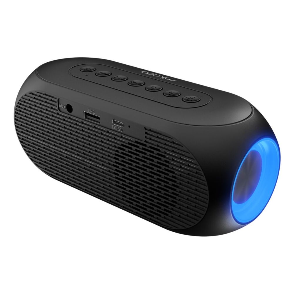 MIKADO MD-W7, Siyah, 5W, FM Radyo, USB, AUX, Bluetooth, Kablosuz, Taşı