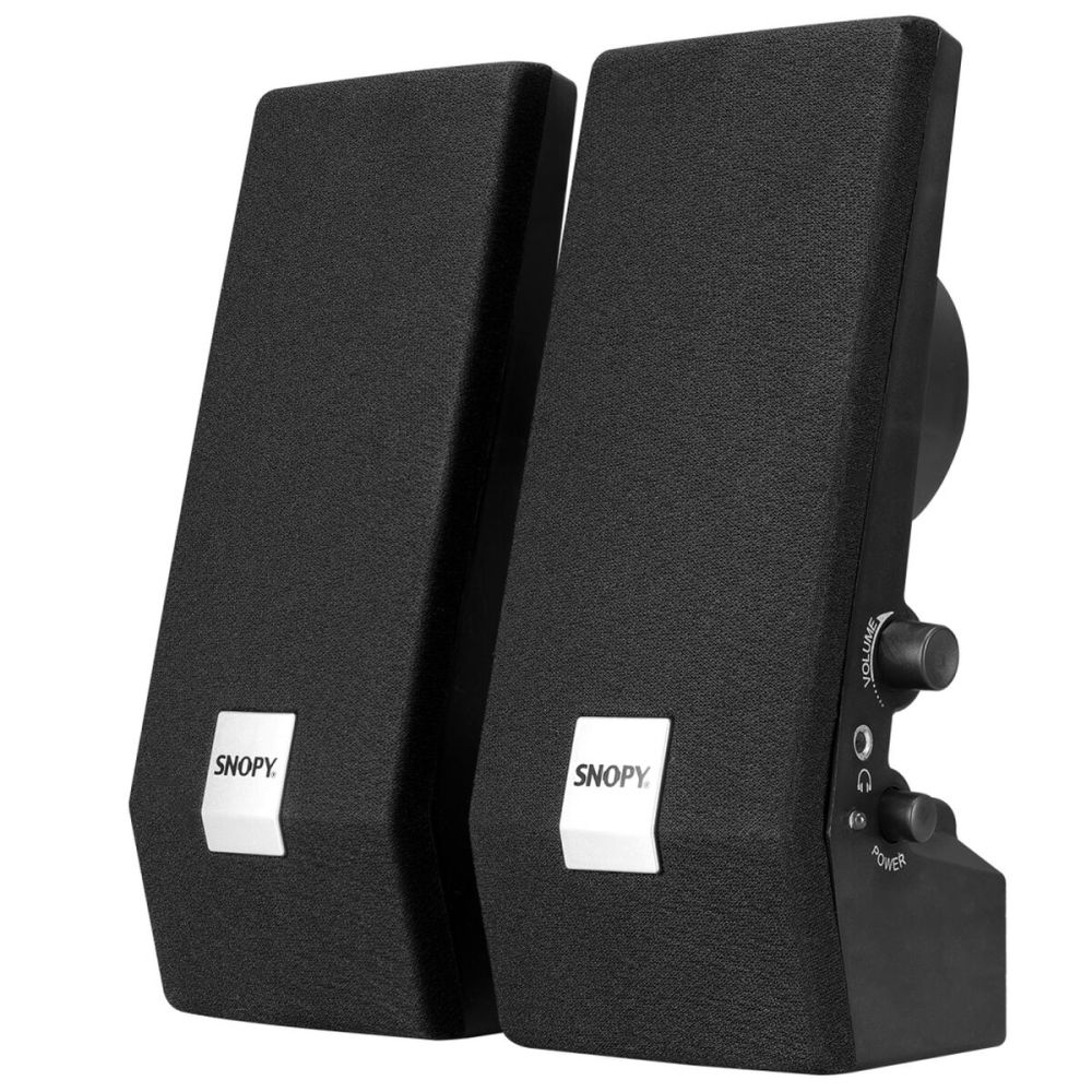 SNOPY SN-611, 6W, 1+1, Masaüstü, Speaker, AC 220V, (Siyah)