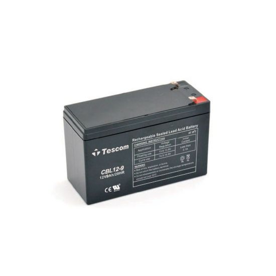 TESCOM Combatt, CBL12-9, 12V 9Ah, Bakımsız, Kuru Akü. UPS için Uygundu