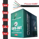 POWERGATE CAT6-OUT-CCA, Outdoor (Dış Mekan), Polietilen, 23AWG 0.57mm,