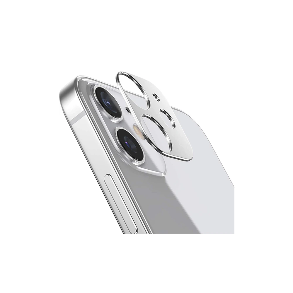 İPhone 12 3D Metal Kamera Koruyucu Metal Lens