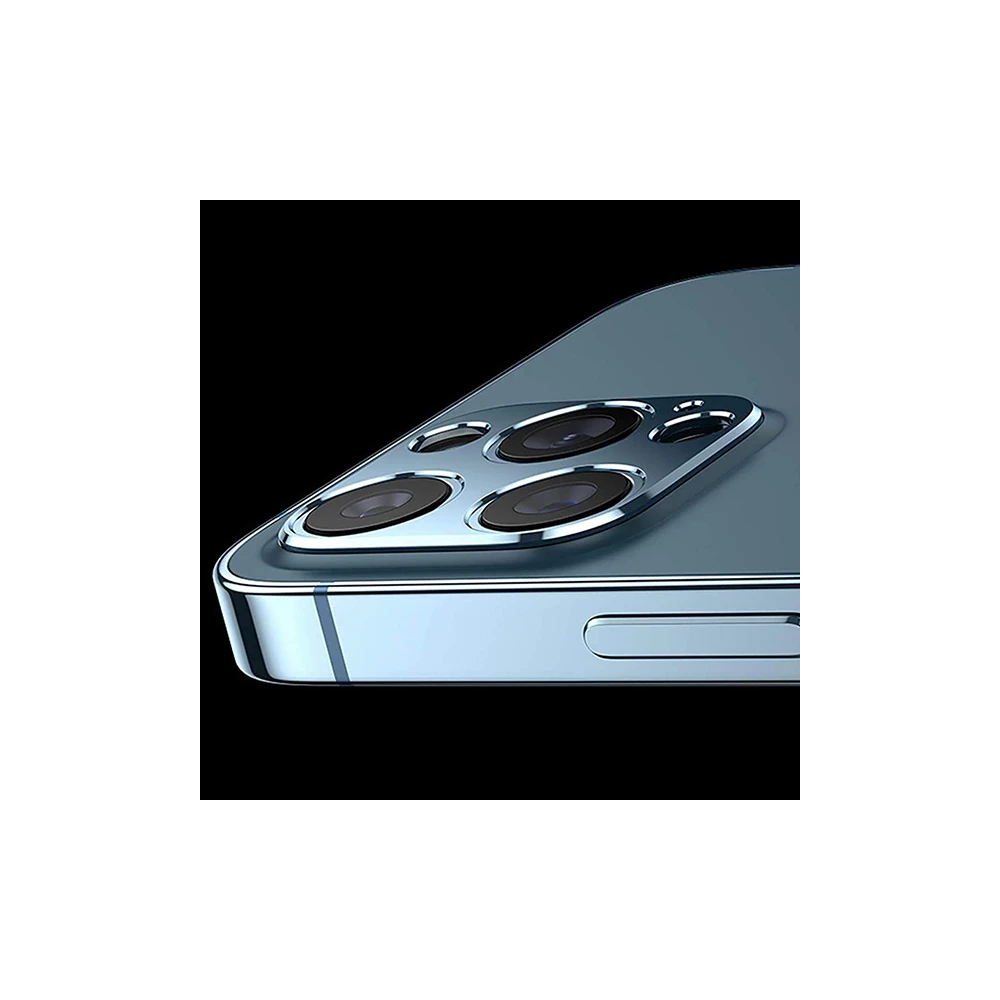İPhone 12 3D Metal Kamera Koruyucu Metal Lens