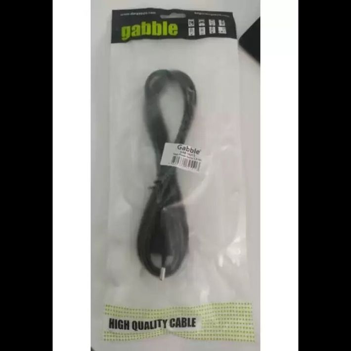 GABBLE GAB-PPK115 Siyah( 1.5 Metre ) 1mm Kasa Power Kablosu