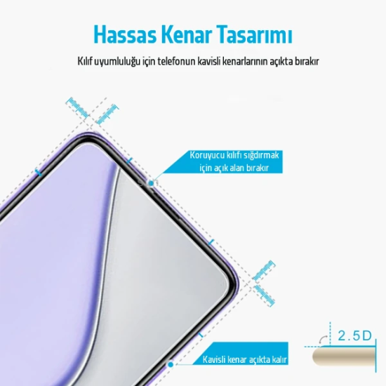 Xiaomi Redmi K40/K40 Pro/K40 Pro+/Mi 11i/Poco F3 Tempered Cam Ekran Ko