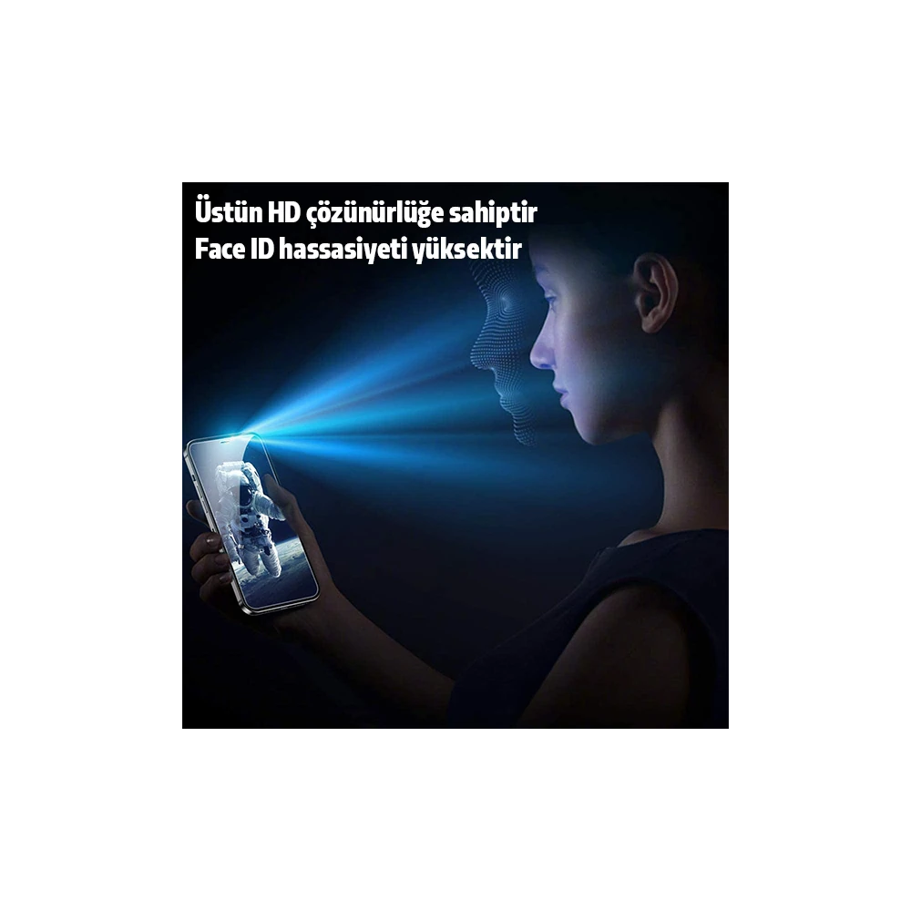 İPhone 12 Mini Privacy Gizli Hayalet Tempered Cam Ekran Koruyucu