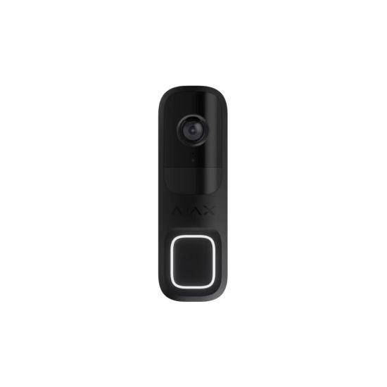 AJAX, DOORBELL, Kablosuz, Kameralı, Kapı Zili Siyah