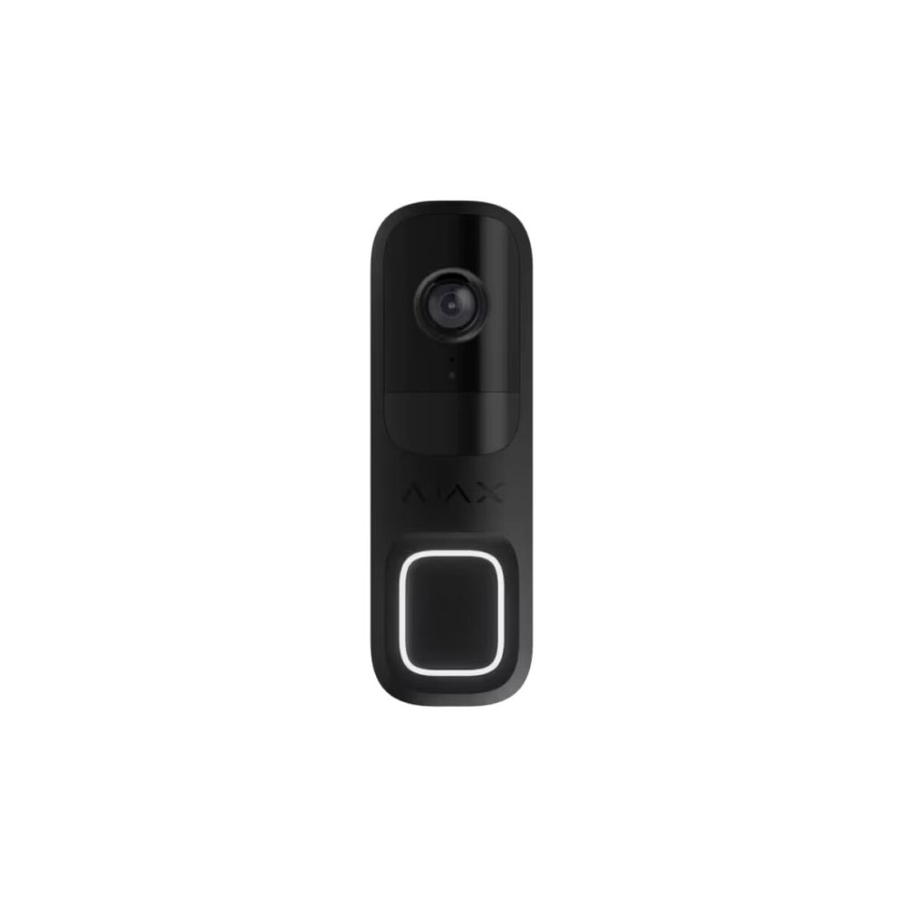 AJAX, DOORBELL, Kablosuz, Kameralı, Kapı Zili Siyah