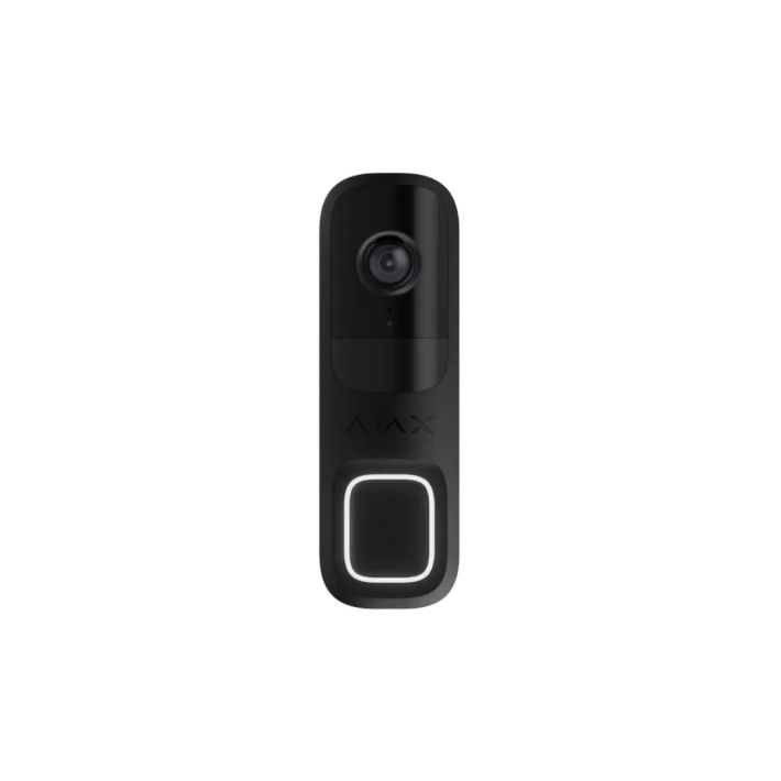AJAX, DOORBELL, Kablosuz, Kameralı, Kapı Zili Siyah