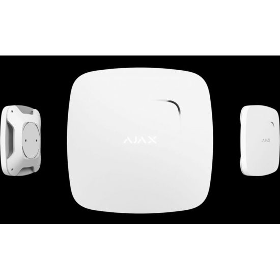AJAX Fire Protect, Kablosuz, Isı ve Duman Dedektörü, BEYAZ