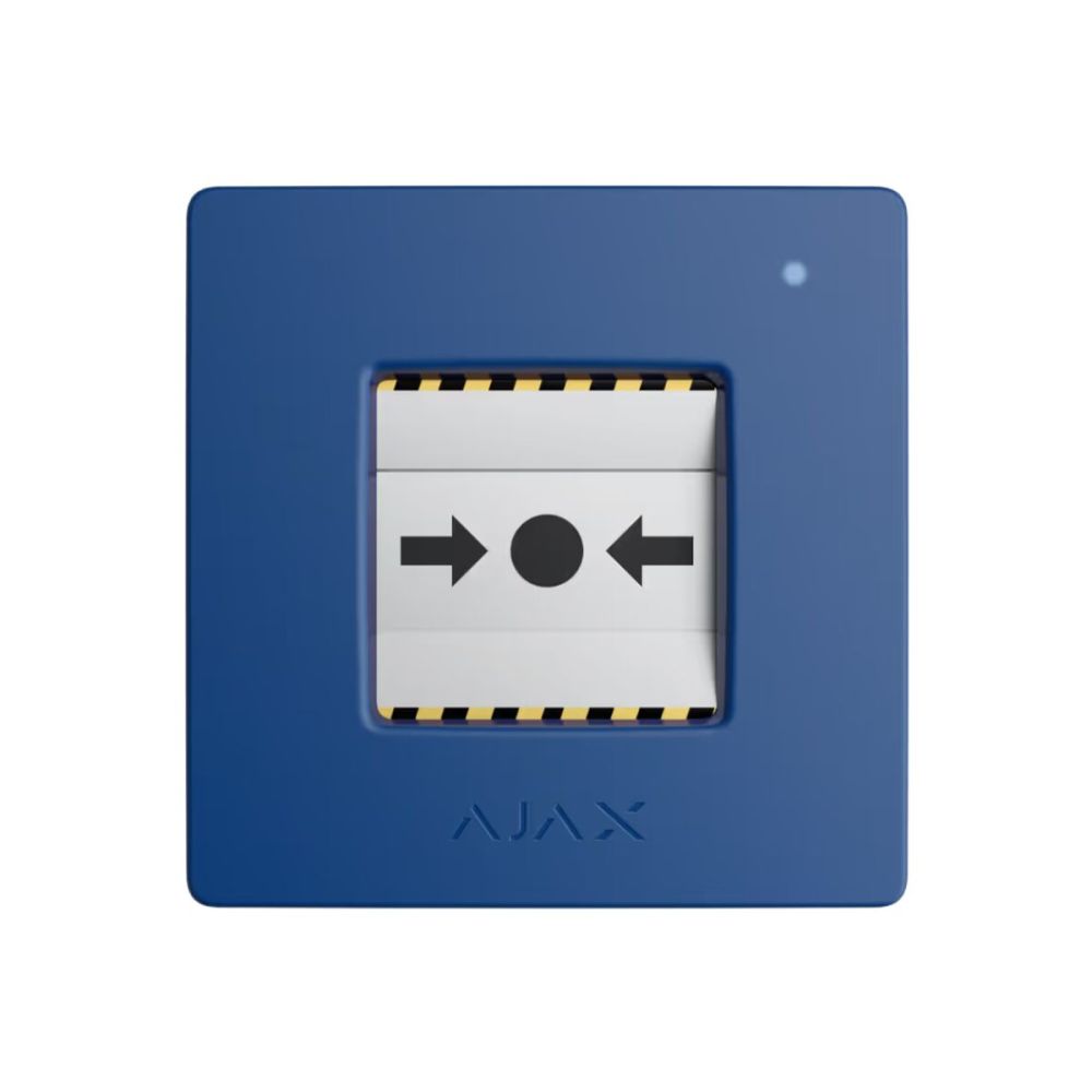AJAX, Manual Call Point, Kablosuz, KIRBAS BUTONU NC, MAVİ