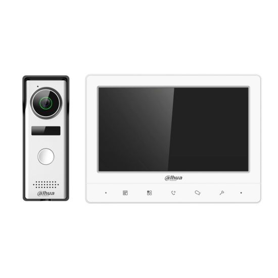 DAHUA KTA02, Analog Villa Tipi Görüntülü İnterkom Kit, 7 inç TFT Ekran