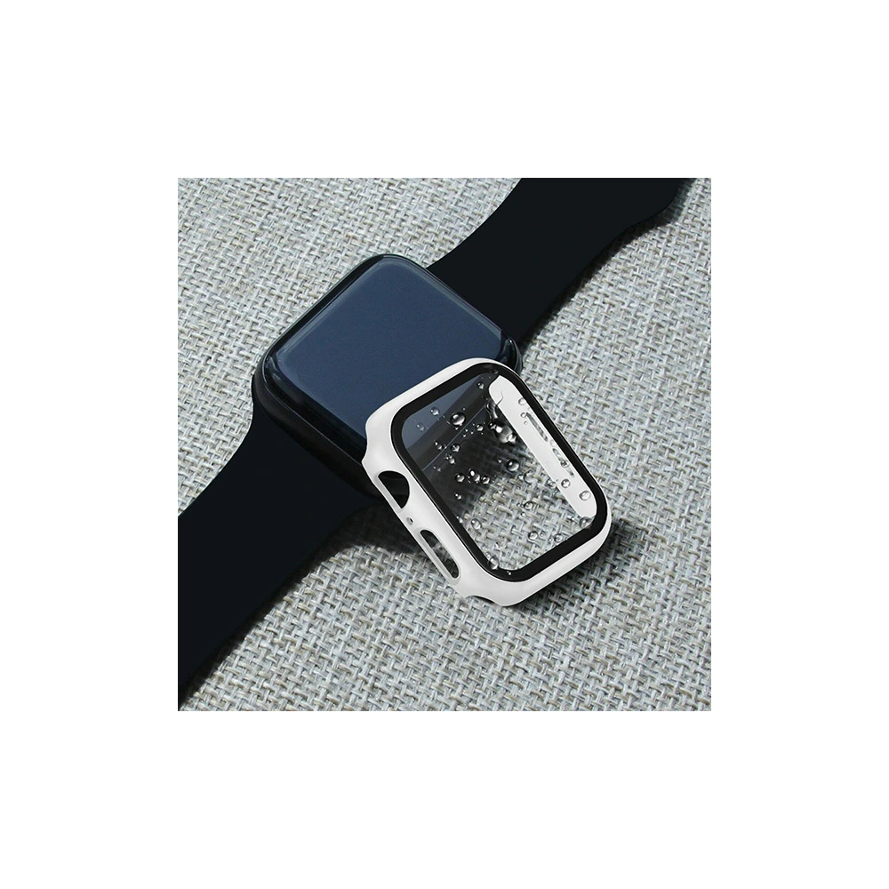 ALLY Apple Watch 4-5-6 44mm Silikon Kordon Kayış ve Ekran Koruyucu Kıl
