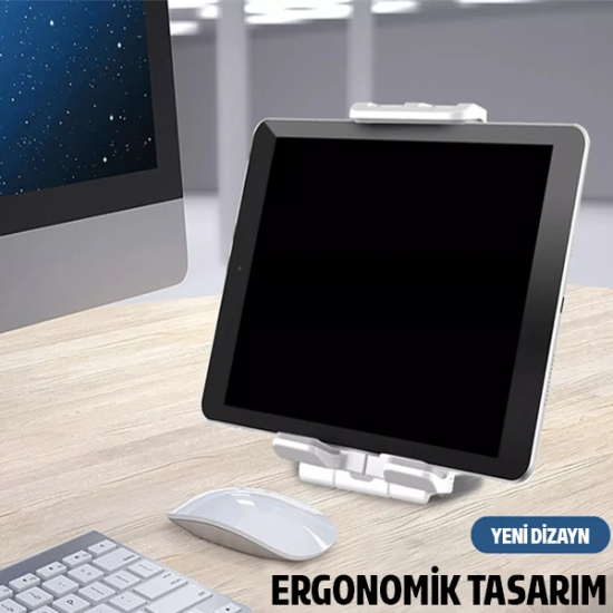 ALLY PB-47B Askılı Katlanabilen Çok İşlevli Tablet -Telefon Standı Tut