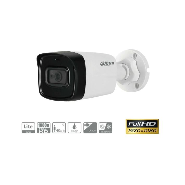 DAHUA HAC-HFW1200TLP-0360B, 2Mpix, 3.6m Lens, 40 Mt Gece Görüşü, Bulle