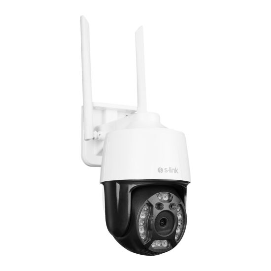 S-LINK SL-PTZ02, Akıllı Güvenlik Kamerası, WiFi, 3Mpix, 2,8mm Lens, 25