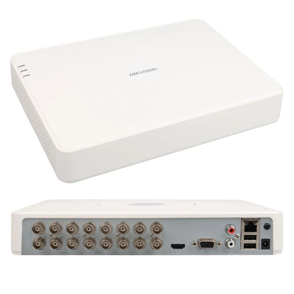 HIKVISION DS-7116HGHI-M1, 16Kanal, 2Mpix, H265 Pro+, 1 HDD Desteği, 5i