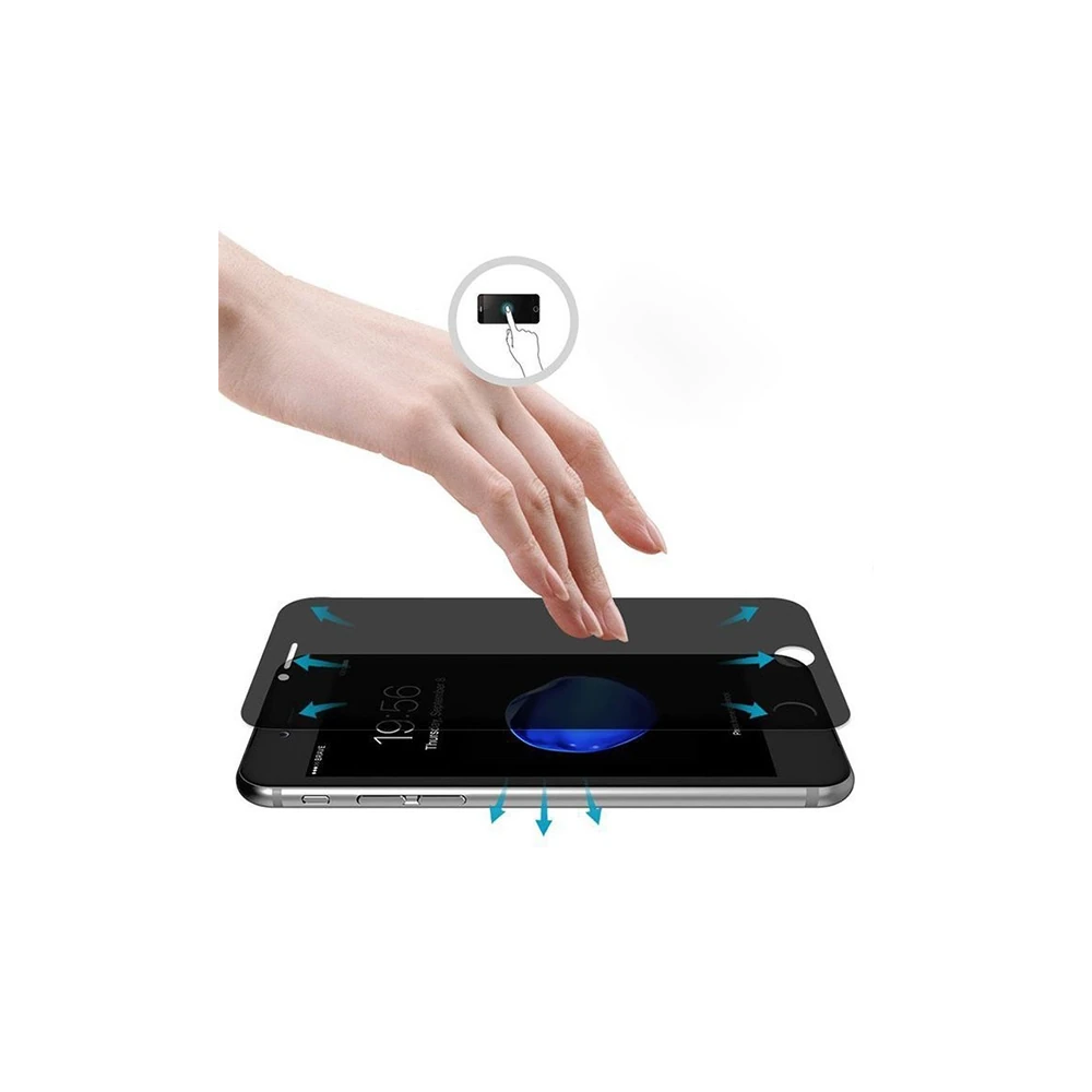 İPhone 6S-6 Privacy Gizli Hayalet Tempered Cam Ekran Koruyucu