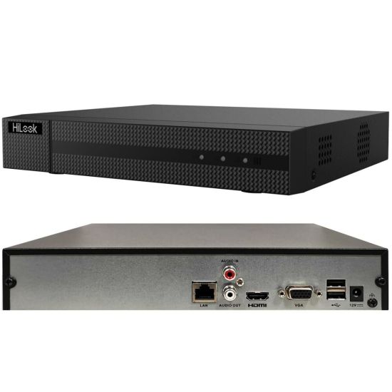 HILOOK NVR-116MH-C, 16Kanal, 8Mpix, H265+, 1 HDD Desteği, 1080P Kayıt,