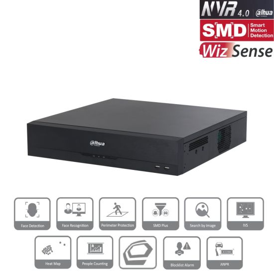 DAHUA NVR5832-EI, 32Kanal, 32Mpix, H265+, 8 HDD Desteği, 1080P Kayıt, 