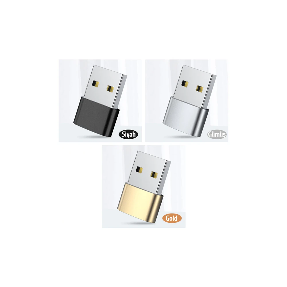 ALLY USB to Type-C Dişi Çevirici Dönüştürücü Adaptör