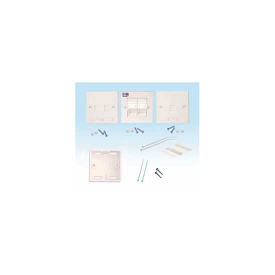 İngiliz Tip Sıva Altı 2 Port Priz 86x86