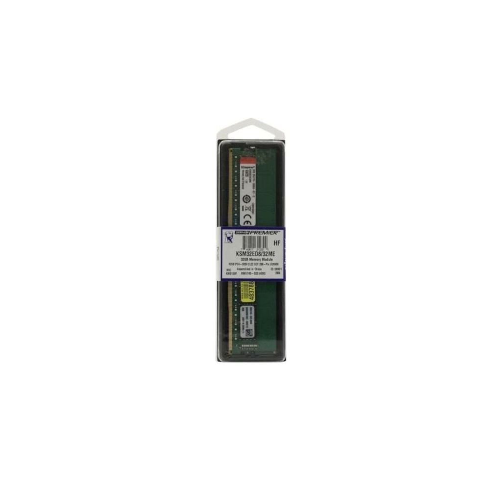 KINGSTON KSM32ED8/32ME, 32Gb, 3200Mhz, DDR4, ECC, CL22, UDIMM, SERVER 