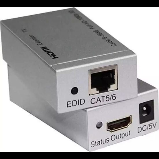 HYTECH HY-HDEX62, HDMI Exterder, Cat6 Kablo Üzerinde 60Metre Uzatıcı.