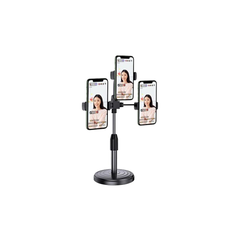 Ally Tripod Üçlü Telefon Tutucu Stand Youtuber Canlı Yayın Selfie Tikt