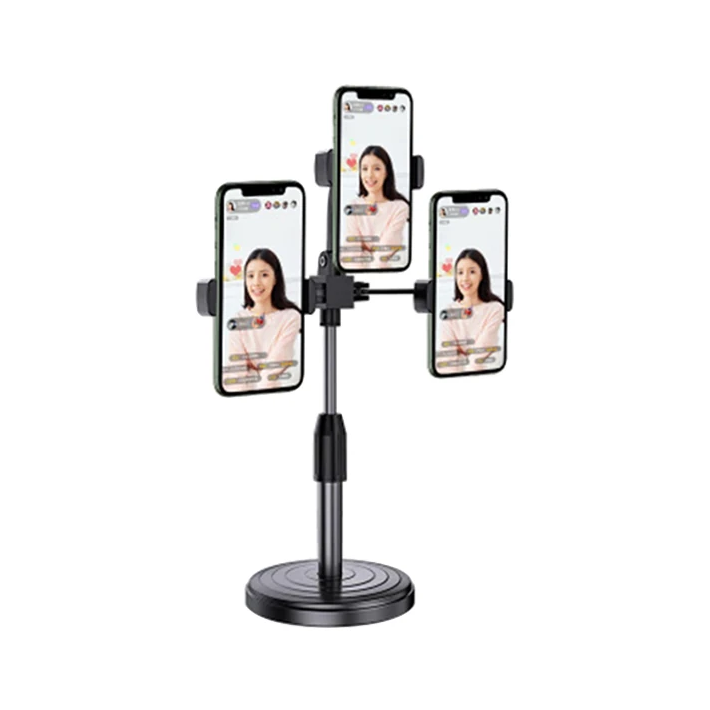 Ally Tripod Üçlü Telefon Tutucu Stand Youtuber Canlı Yayın Selfie Tikt