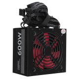 EVEREST EPS-600A, Peak 600W, 12cm Fan, ATX, Aktif PFC, GAMING Power Su