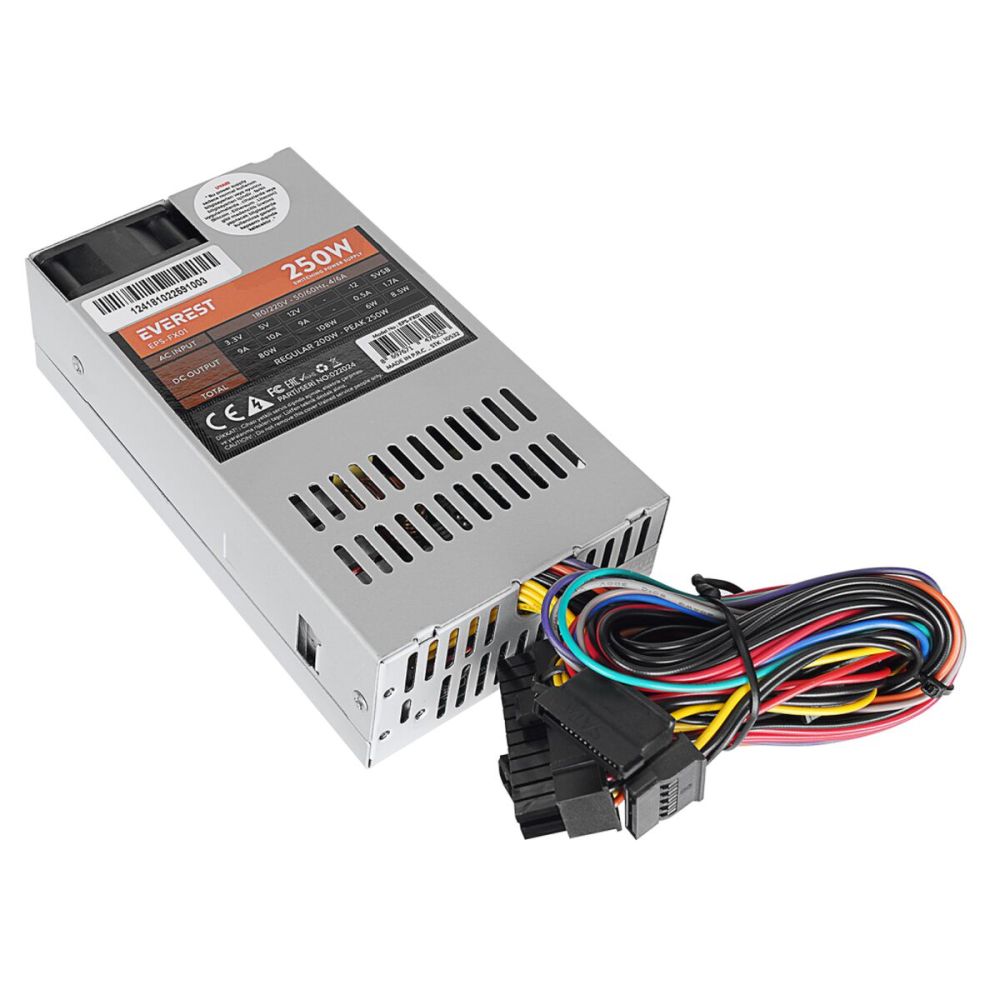 Everest EPS-FX01, Peak 250W, 4cm Fan, İnce Uzun, 41 x 81 x 150mm, Flex
