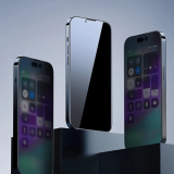 Baseus Crystal iPhone 15 Pro Max Privacy Full Koruma Tempered Cam Ekra