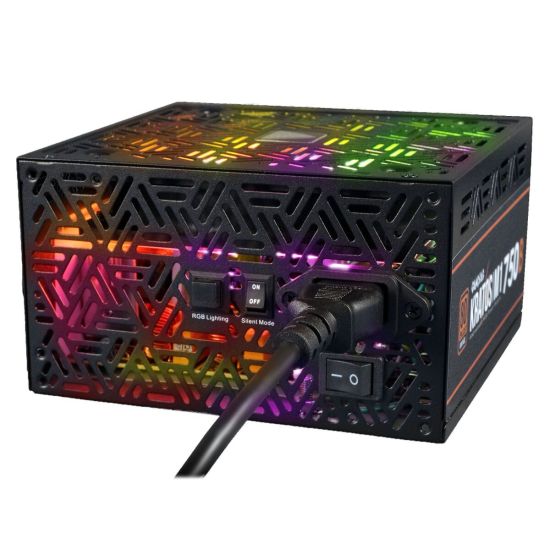 GAMDIAS KRATOS M1-750B, 750W, 80+ Bronze, Aktif PFC, RGB, GAMING, ATX,