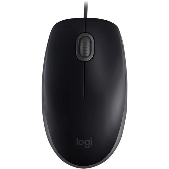 LOGITECH 910-005508, B110 Siyah, USB Kablolu, 1000dpi, Optik, 3 Tuşlu,