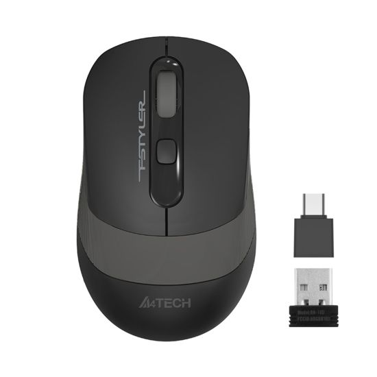 A4 TECH FG10CS AIR2, Grey, SILENT, FSTYLER, 2,4Ghz Kablosuz, USB-C den