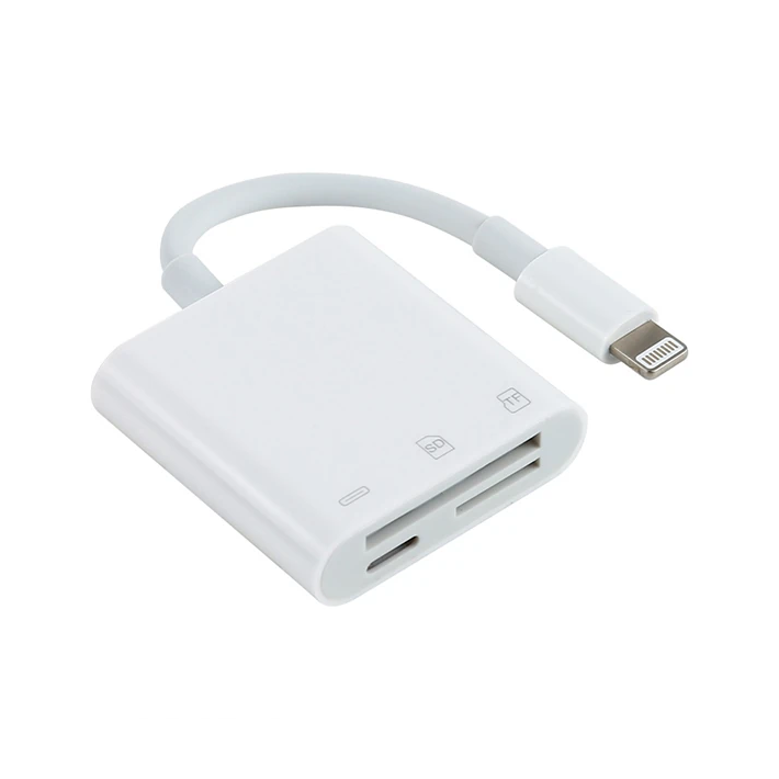 ALLY NK-101Y Pro 3 İn 1 İPhone Lightning to SD-TF Çevirici Adaptör